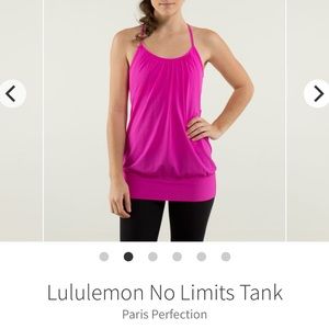 Lululemon No Limits Tank Paris Perfection Sz8